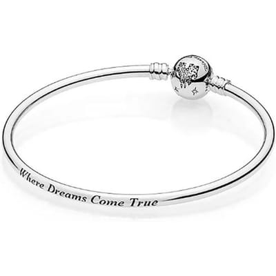 100% 925 Sterling Zilveren Disni Bangle Armband Bedels Past Op Europese Merk Bedels Doe-het-zelf Maken zilver