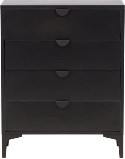 Svea - Molvo ladekast - 4 laden - zwart