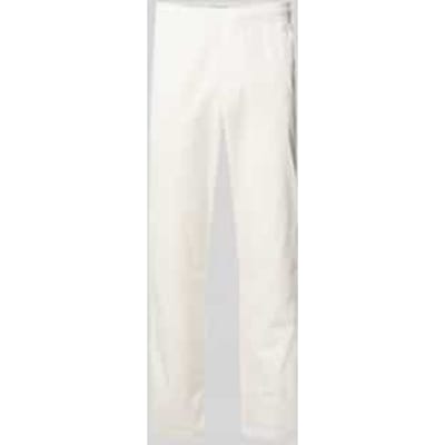 Pull-on broek in linnenlook met steekzakken