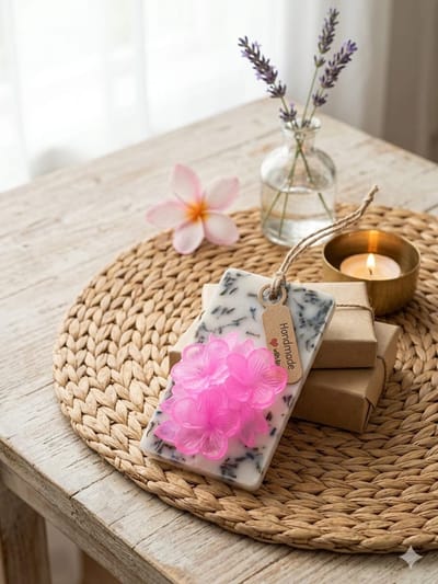 Handgemaakte Geurtablet - Lavendel & Bloemen - Wax Melt Sachet voor Kledingkast - Cadeautje