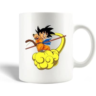 Mug - Goku - Dragon Ball Z - Céramique - 30cl - Compatible lave-vaisselle blanc