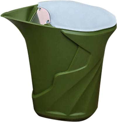 Draagbare Koffiepot - Siliconen Waterpot - Buiten Koffie Zetten - Gelijkmatig Gewicht - 360ml Capaciteit - Groen
