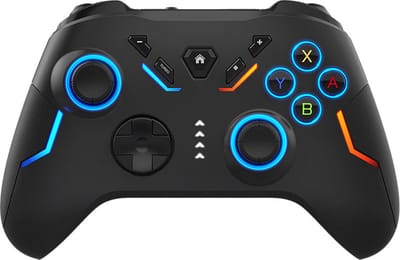 Pro Controller Draadloos-Ondersteuning van macroprogrammering-RGB Verlichting- Nintendo Switch Controller Compatibel met Switch/Switch Lite/Switch OLED/IOS/Android/Windows,- Wireless Switch Pro Controller -Dual shock/Turbo/Motion Control