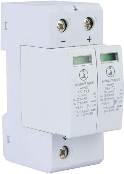 Allecto - Bliksemafleider - Overspanningsbeveiliging - 2p20ka - DC