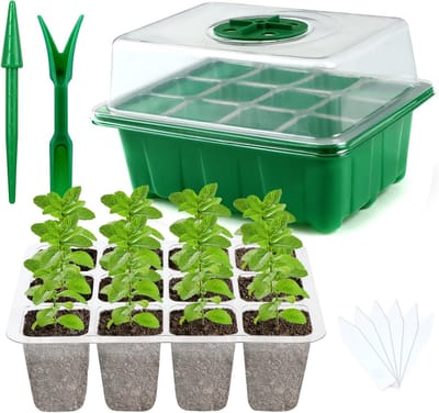 Mini kweekdoos voor planten - 5-delige set voor binnenteelt en zaadopkweek