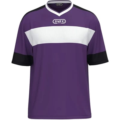 Jako Club 92 Shirt Korte Mouw Heren - Paars / Wit / Zwart | Maat: S