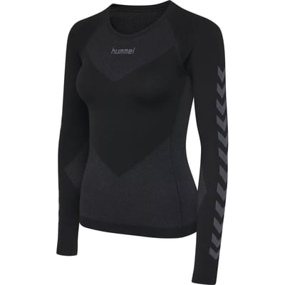 Hummel First Seamless LS Dames - Sporttruien - zwart - Vrouwen