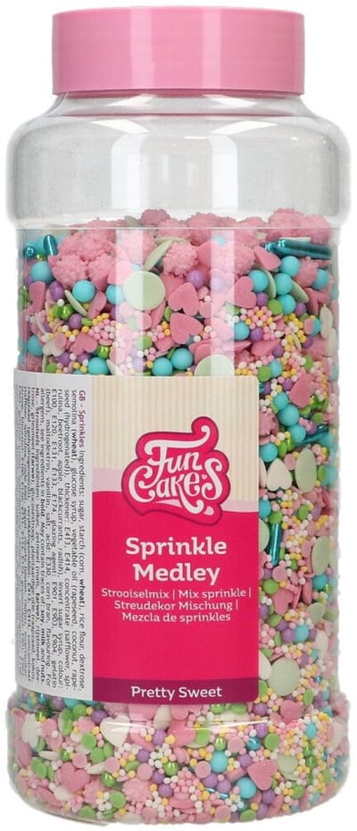 FunCakes Sprinkle Medley - Pretty Sweet - 600g - Eetbare Taartdecoratie