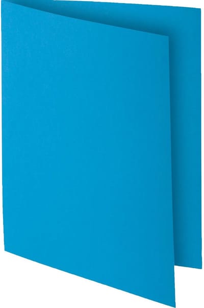 Exacompta 10x ROCK''S 80 Pak van 30 inlegmappen - 22x31cm voor A12 - Blauw - 807019E