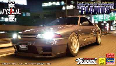 Hasegawa Modelbouwpakket Auto - 52472 Tokyo Xtreme Rr - Nissan Skyline GT-R BNR32 Plamos - Japanse Auto Plastic - 1:24 - Modelbouw