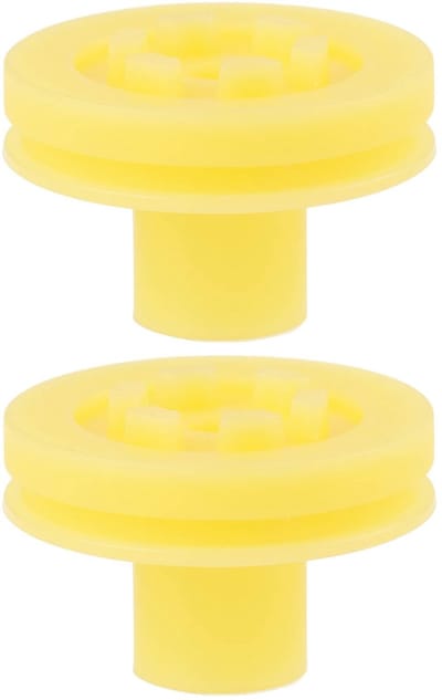 Dailygoods- Spijkermachine 2x - Hoofdklep 180450-S - Compatibel met Bostitch/Dewalt/Porter Cable - Gat diameter 6mm - Buitendiameter 15mm - Hoogte 25mm - Nailer