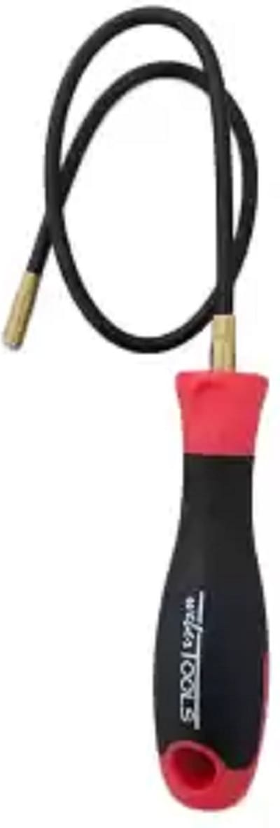 Weber Tools Magnetische pick up met een lange dunne flexibele hals voor de moeilijkst bereikbare plaatsen. Handig voor krappe ruimtes zoals gloeibougiegaten.