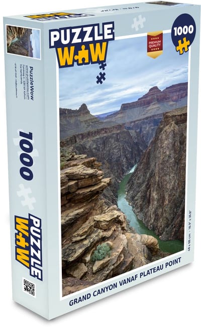 Puzzel Grand Canyon vanaf Plateau Point - Legpuzzel - Puzzel 1000 stukjes volwassenen