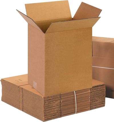 Verzenddozen Medium 13x10x15 Inch Golfkarton - 25 Stuks voor Verpakken en Verhuizen