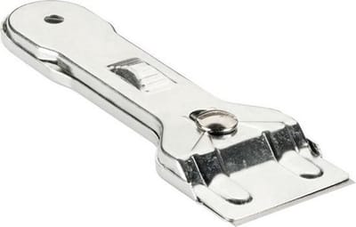 Knaak Glaskrabber - Reinigen - Keramische Inductie - Halogeen - Kookplaat - Schoonmaken - Zilver