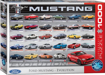 Eurographics - Ford Mustang Evolution - 1000 stukjes 68×48cm (b×h) - Legpuzzel
