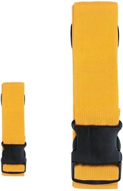 Draagriem voor handtassen, 3,8 cm breed, verstelbare tassenriem in geel, ideaal voor mode en comfort