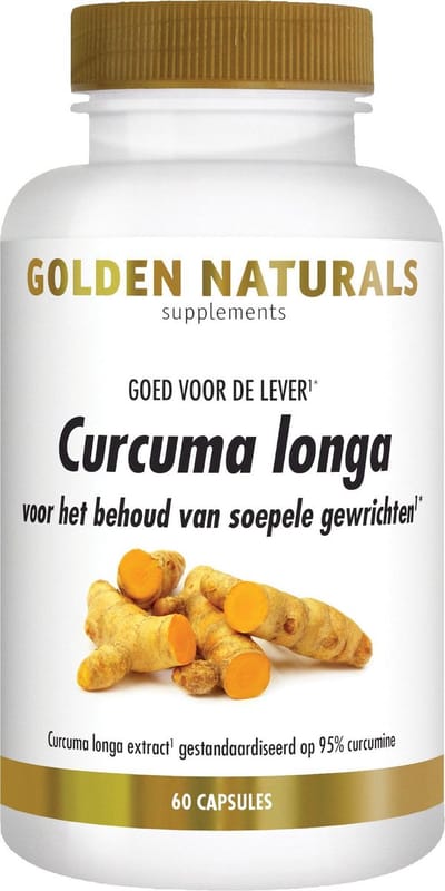 Golden Naturals Curcuma longa (60 veganistische capsules)