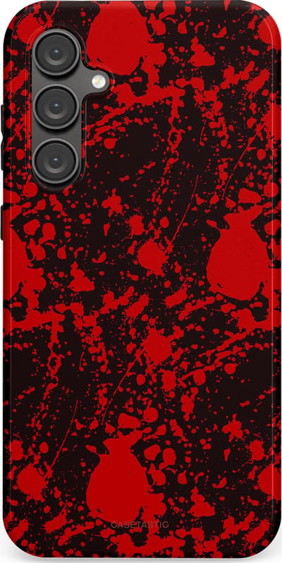 Casetastic Hoesje Geschikt voor Samsung S23 FE - Stijlvolle Beschermende Duo-layer Case - In de schaduw van bloed