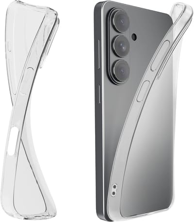 Cellularline Fine Hoesje - Geschikt voor Samsung Galaxy S26 - Ultradun & Super Transparant - Transparant