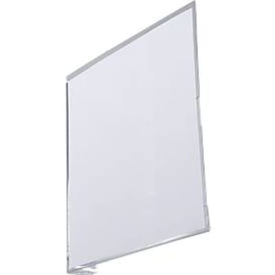 Duurzaam gangpadbord, formaat 149 x 148,5 mm, zelfklevend, PET harde folie, transparant, 10 stuks