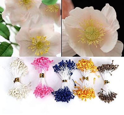 Dailygoods- Bloem Meeldraden 900 Stuks - Kunstbloemen - DIY Bloem Handwerk - Kledingdecoratie - Bruidsboeket - Haaraccessoires - Veelzijdig Gebruik