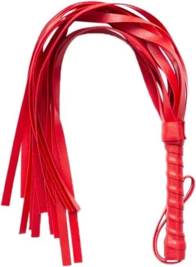 New Age Devi - Rode Fetish Whip - BDSM - Slaapkamer Avontuur - Soft Erotiek - Kleine zweep