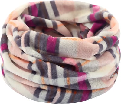 Kinder Colsjaal - Lichtroze | Velvet/Polyester | Snood / Sjaal 25 x 25 cm | Fashion Favorite
