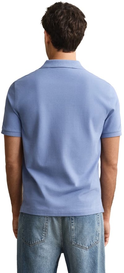 Gant poloshirt korte mouw blauw