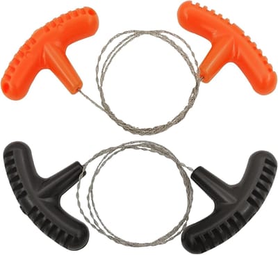 Draadzaag met Handgrepen - Zaag - Draad - Survival Gear - Outdoor - 70 cm lengte - Zakkettingzaag - Reizen - Camping - Wandelen