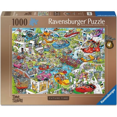 Ravensburger Ray's Comic Series: Time Travel 4 – Future Time – Cartoon Legpuzzel – 1000 Stukjes