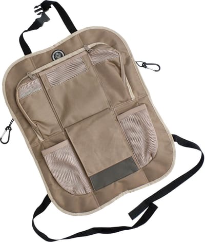 Prince Lionheart Backseat Organizer | Auto-organizer | Geïsoleerde Bekerhouders | 2 Flessenhouders | 2 Karabijnhaken - Tan
