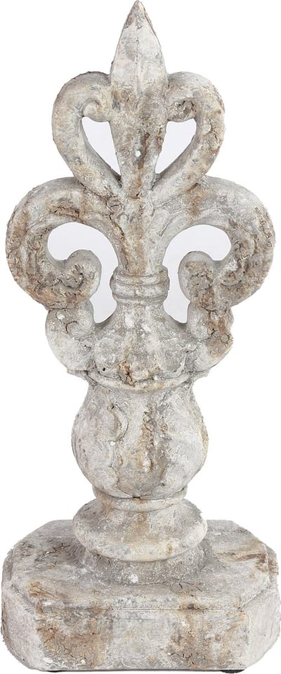 Countryfield Ornament Fleur-de-Lys M grijs