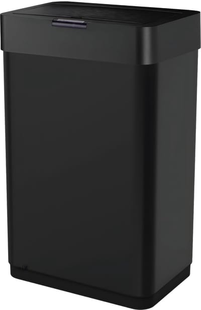 Azomor® Stijlvolle sensor vuilnisbak met dubbele compartimenten voor afvalscheiding