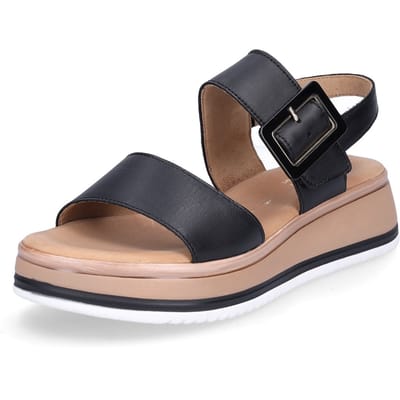 Gabor - maat 42 -Dames - zwart - sandalen