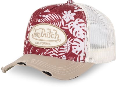 Von Dutch Print 3 Pet Beige,Rood