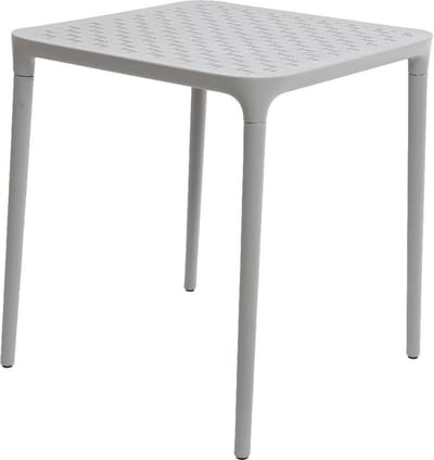 Tafel Porto kunststof 65x65x70cm grijs