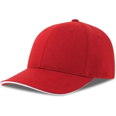 Atlantis Headwear Liberty Sandwich-S Cap AT684 - Red/White - One size