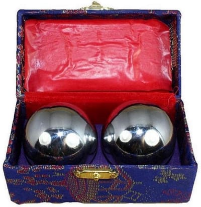 Inuk - Meridiaan Kogels -|Chinese Ballen - Klankkogels - Draaiballen - Metaal