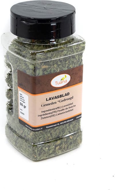 Tuana Kruiden - Lavas Blad Gesneden - Maggikruid - Strooibus 40 Gram - Tuanashop - MP-L-0007