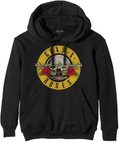 Guns N' Roses - Classic Logo Hoodie/trui - S - Zwart