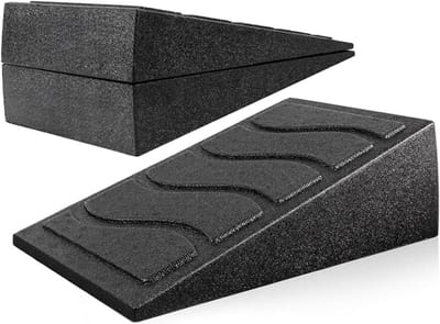 Kuit Stretchbord - Hellend Trainingsbord - Flexibiliteit Verbeteren - Verstelbare Hoek - 31 x 16 x 12 cm - Zwart