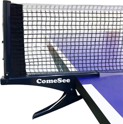 Professioneel Tafeltennis Net met Klemmen - Staal Pingpong Net voor Training en Competitie