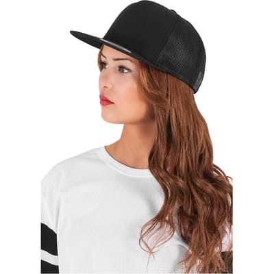 Flexfit - Classic Trucker black one size Trucker pet - Zwart