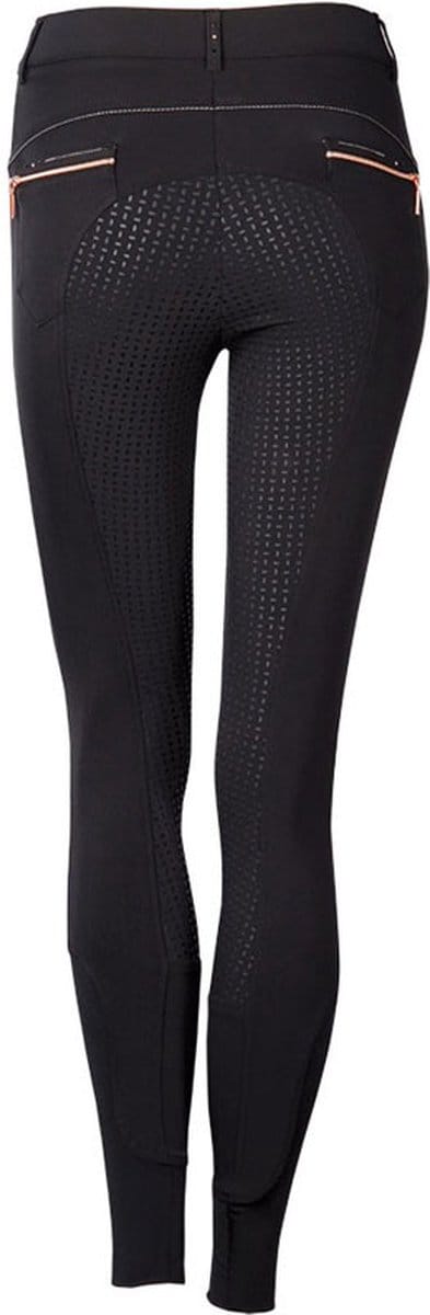 Harry's Horse Rijbroek Denici Cavalli Full Grip Kids Zwart/Rose Goud - 140