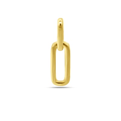New Bling 9NBSAM-G230295 Gouden Hangertje Schakels 7x3mm - 11mm totaal Lengte - 14 Karaat - Goud