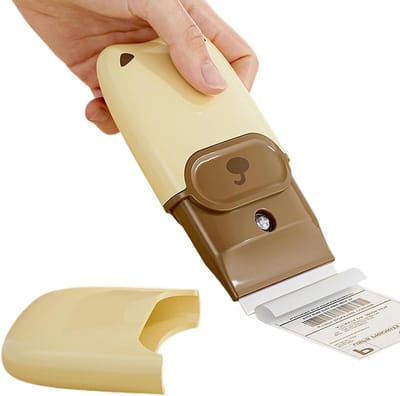 Reinigingsschraper - Lijmverwijderaar - Resten Verwijderen - 2-In-1 Gereedschap - 10 x 4.8 cm - Niet gespecificeerd