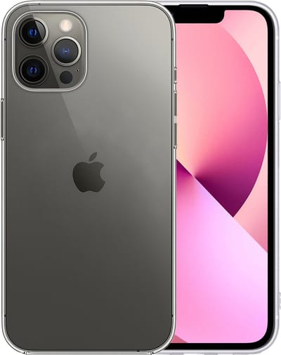 Hoesje - Geschikt voor Apple iPhone 14 Pro - Sterk & Shockproof - Hoes Cover - Siliconen Case - Telefoonhoesjes - Transparant
