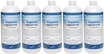 Shampoo Sensitive Care - 1 liter - 5 Stuks - Voordeelverpakking - Haarverzorging