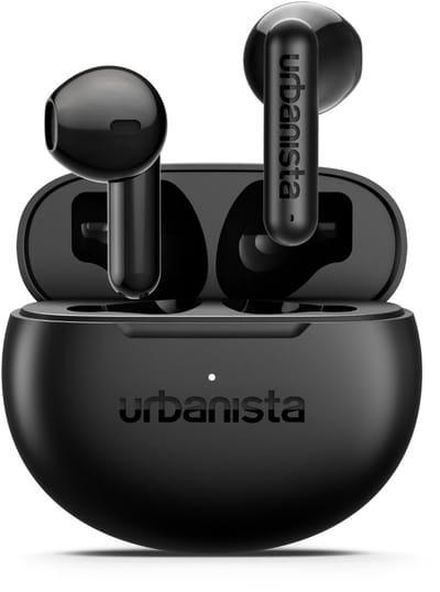 Urbanista Austin 2 Draadloze Oortjes – Bluetooth – Voor Sporten en Dagelijks Gebruik – 25u Afspeeltijd – IPX4 Waterbestendig – EQ3 Instellingen – Zwart